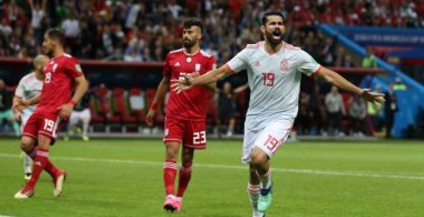 إسبانيا تهزم إيران بصعوبة في المونديال
