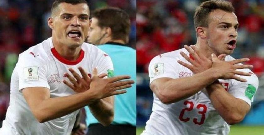 الفيفا يفتح تحقيقا مع ثنائي سويسرا بسبب احتفال "النسر"