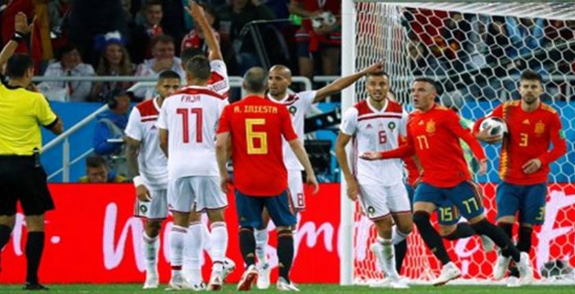 مباراة المغرب ضد إسبانيا تحطم الأرقام القياسية على الشاشة