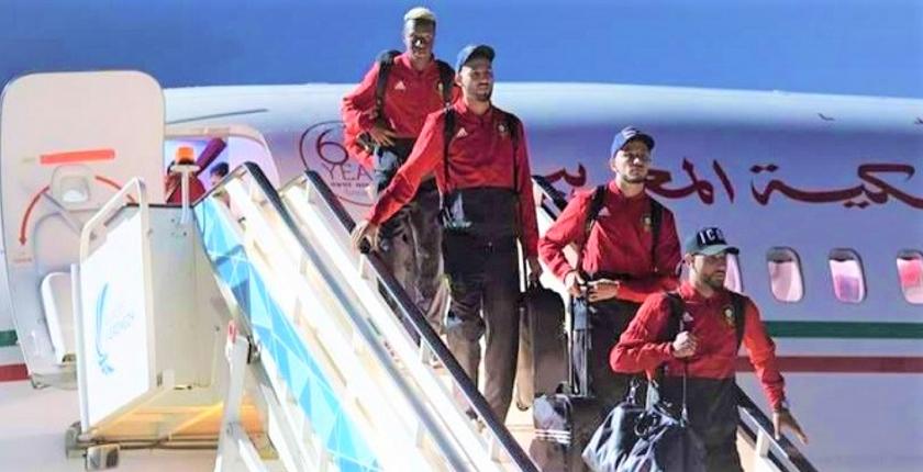 وصول بعثة المنتخب الوطني المغربي إلى أرض الوطن بعد الإقصاء من المونديال