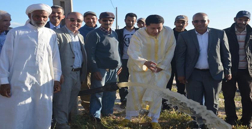 بالصور..بعيوي يقدم الدعم للتعاونيات الفلاحية بالمناطق الحدودية