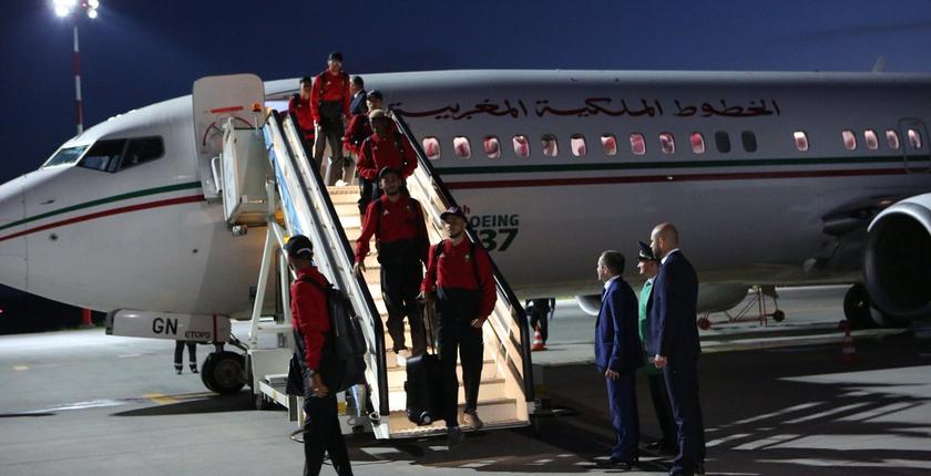 المنتخب المغربي يحل بروسيا للمشاركة في المونديال