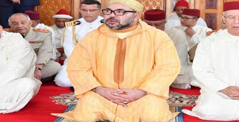 أمير المؤمنين يؤدي صلاة الجمعة بمسجد حسان بالرباط