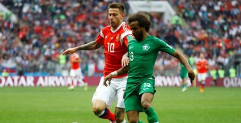 روسيا تمزق شباك السعودية بخماسية في افتتاح كأس العالم