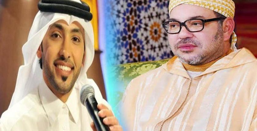 مطرب قطري يتوصل برسالة من جلالة الملك محمد السادس